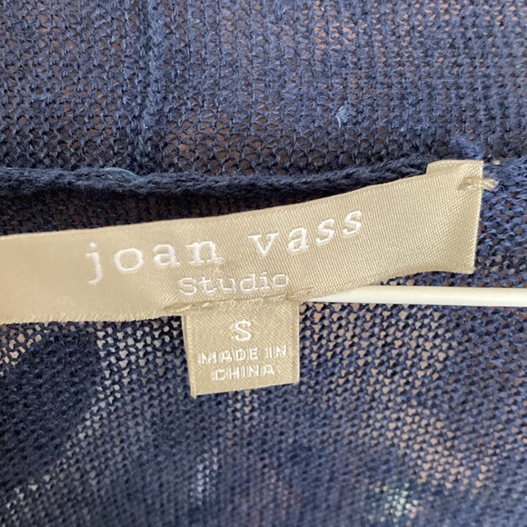 Joan Vass open front sweater 100% linen - Picture 3 of 4